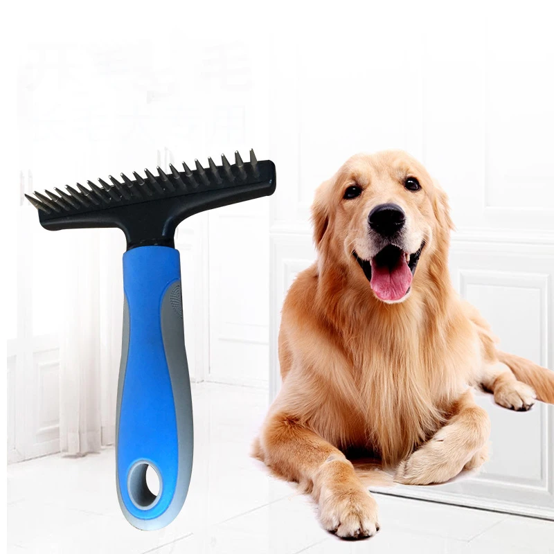 Peine de nudo abierto para mascotas pelo largo Samoyed de peluche Golden  Retriever mediano y grande cepillo para pelo de perroPeines para perro   AliExpress